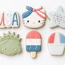 American Hello Kitty Cookies
