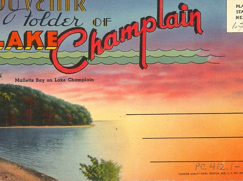 Collections Corner: Historic Postcards of Lake Champlain 