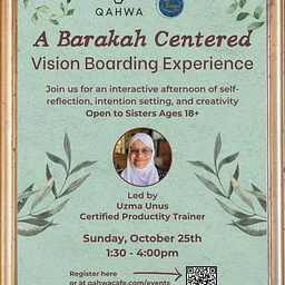 A Barakah Centered Vision Boarding Experience