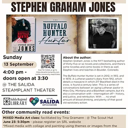 Salida Community Read Author Talk