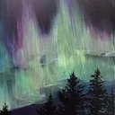 Northern Lights - Step-by-Step Painting Class