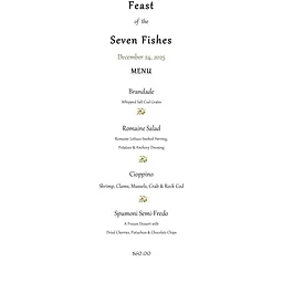 Feast of the Seven Fishes