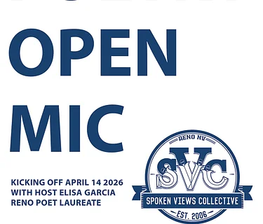 Spoken Views Poetry Open Mic Kickoff | Tuesday | April 14th 2026 | FREE