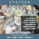 Oyster Garden Nights at Under the Moon Cafe 🦪✨