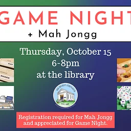 Game Night + Mah Jongg