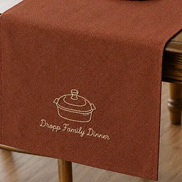 Embroidered Table Runner