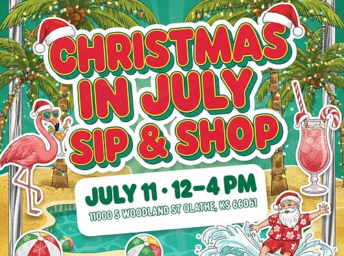 ☀️ Christmas in July Sip & Shop🎄