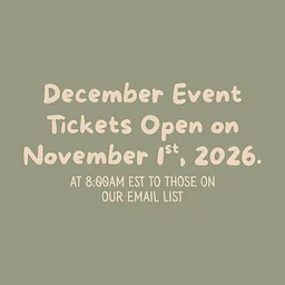 December Event Tickets Open