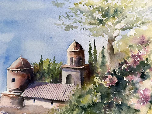 Jan Guarino presents Fearless Watercolors in Italy
