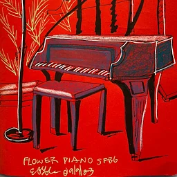 Easy Sketching with Eileen: Flower Piano