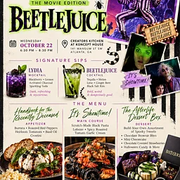 GIRL DINNER: BEETLEJUICE EDITION 🪲🖤