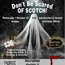 Whiskey Wednesday “Don’t be afraid of Scotch Tasting” Event