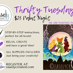 Thrifty TUESDAY $25 Paint Night "Sisters"