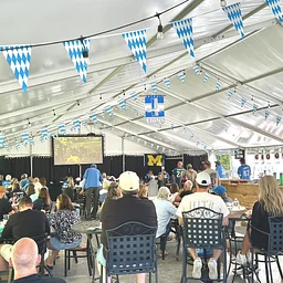 Pro Football in the Tent