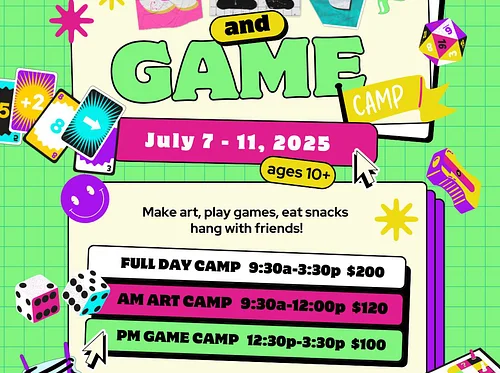 Summer Art + Game Camp