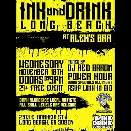 INK AND DRINK with DJ RED BARON