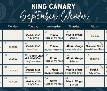 September Events Calendar