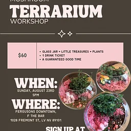 LV Plant: Mushroom Terrarium Workshop