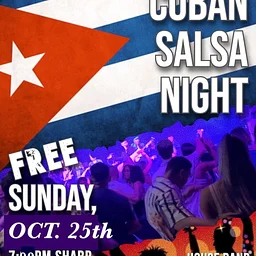 LIVE CUBAN SALSA DANCE PARTY (NO COVER CHARGE!) 7PM ’til 11:30PM