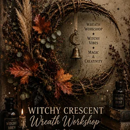 Augtober Fall Crescent Moon Witch Bells! Just $75!