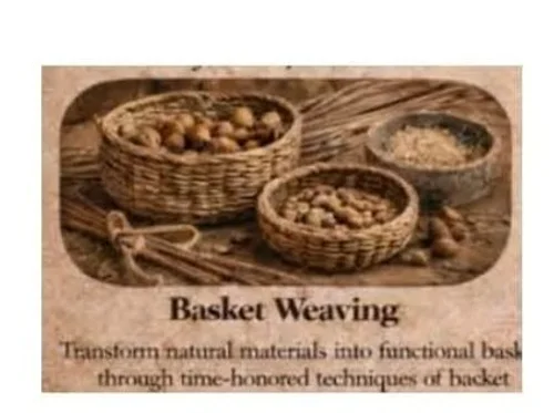 Historical Trades at the Inn - Basket Weaving