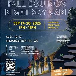 Fall Equinox Night Sky Camp