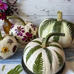Pressed Flowers and Pumpkin Décor Workshop, Saturday, October 24th 4 pm
