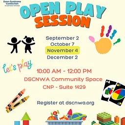 DSCNWA Open Play Sessions Ages 0-6
