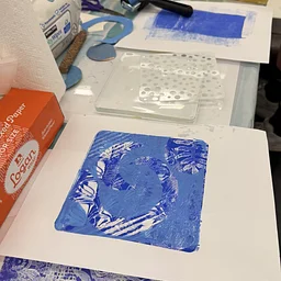 Mono-Printing on Gelli Plates