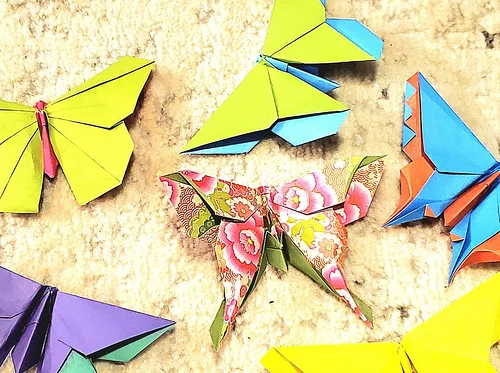 Beginner Origami Butterflies