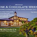 28th Annual Cheese and Chocolate Weekend!