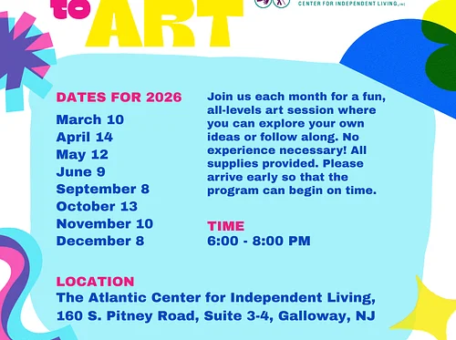Art Is In The Making (Access to Art at the Atlantic Center for Independent Living)