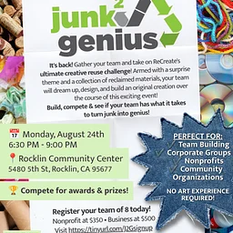 Junk2Genius 2026: Creative Reuse Team Challenge
