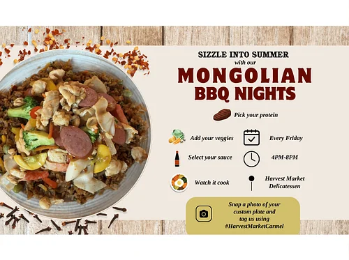 Mongolian BBQ Night!