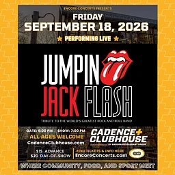 Jumpin’ Jack Flash — The Rolling Stones Tribute Artist / Headline Act(s): Jumpin’ Jack Flash