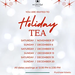 Holiday Tea – Dec 6