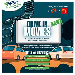 Drive-In Movies at Prince George's Stadium