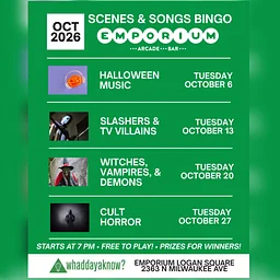 Movie/Music Video Bingo w/ Whaddyaknow