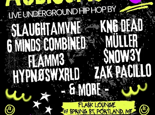 Audiogasm 3 at Flask Lounge Portland Maine