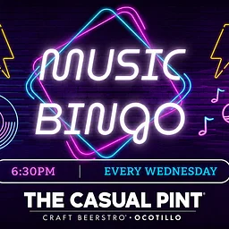 Music Bingo Wednesdays