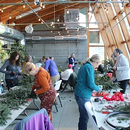 Wreath Making with Recycled and Natural Materials
