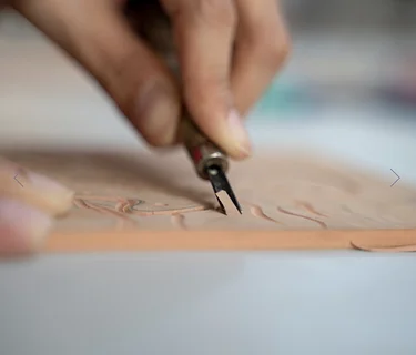 Bespoke Block-Printing on Paper & Fabric, with local textile artist Jess Kaufman