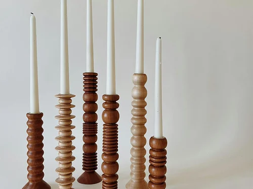 Woodturning: Candle Holders with Hanna Dausch