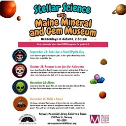 Stellar Science with Maine Mineral and Gem Museum