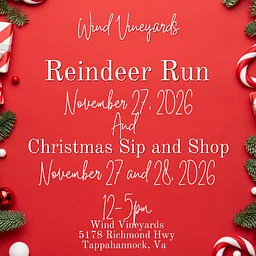 Reindeer Run 5k and Christmas Sip and Shop at Wind Vineyards