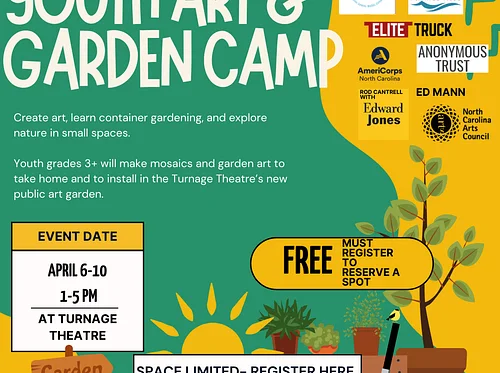 Youth Art & Garden Camp (Spring Break Week)