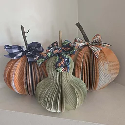 Book Sculpting Workshop* Pumpkin Trio * October 11th *12pm