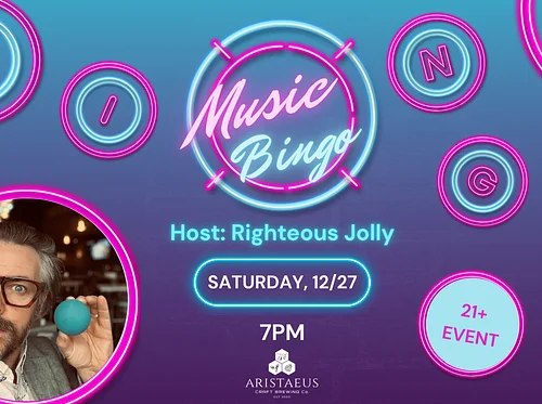 Music Bingo with Righteous Jolly
