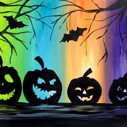 Tampa Paint Party – Four Pumpkins