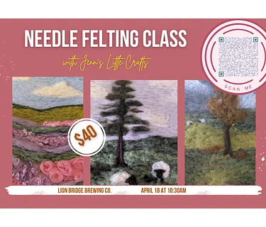 Needle Felting Craft Class - Jenn's Little Crafts